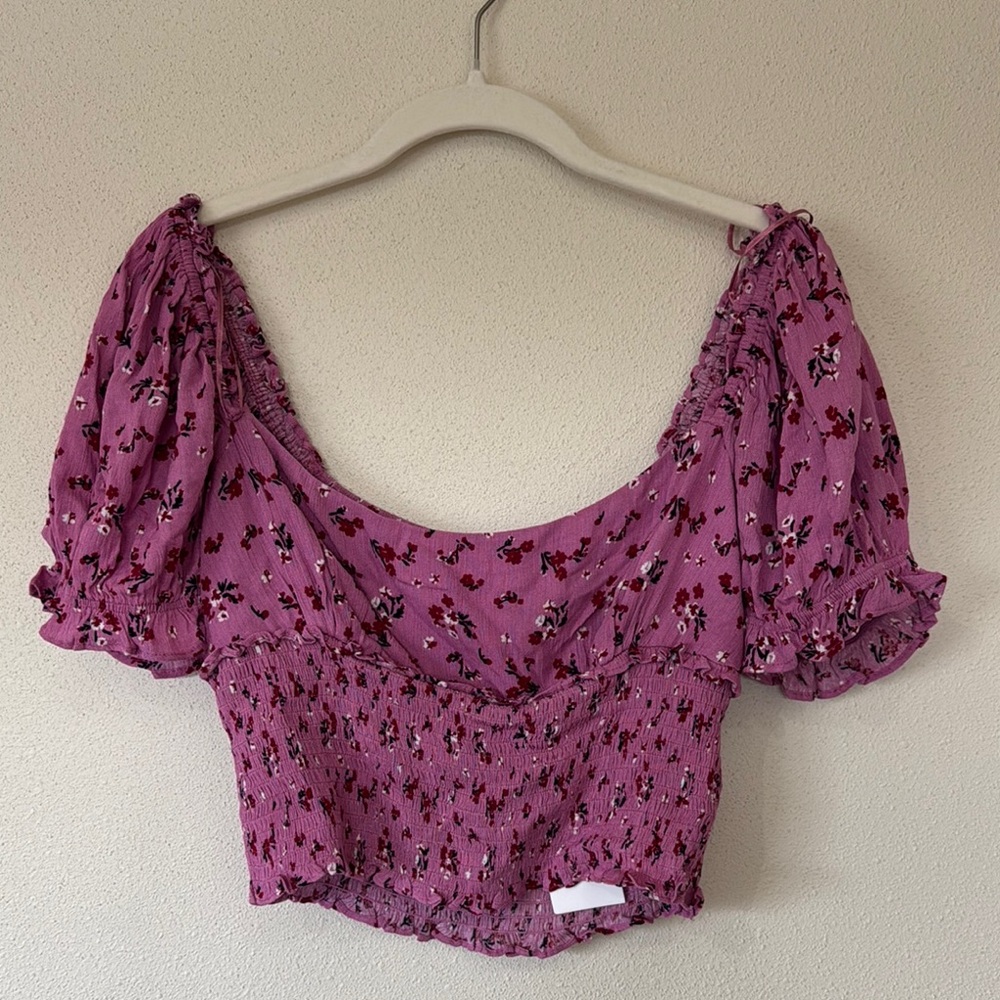Floral Purple Women's Top